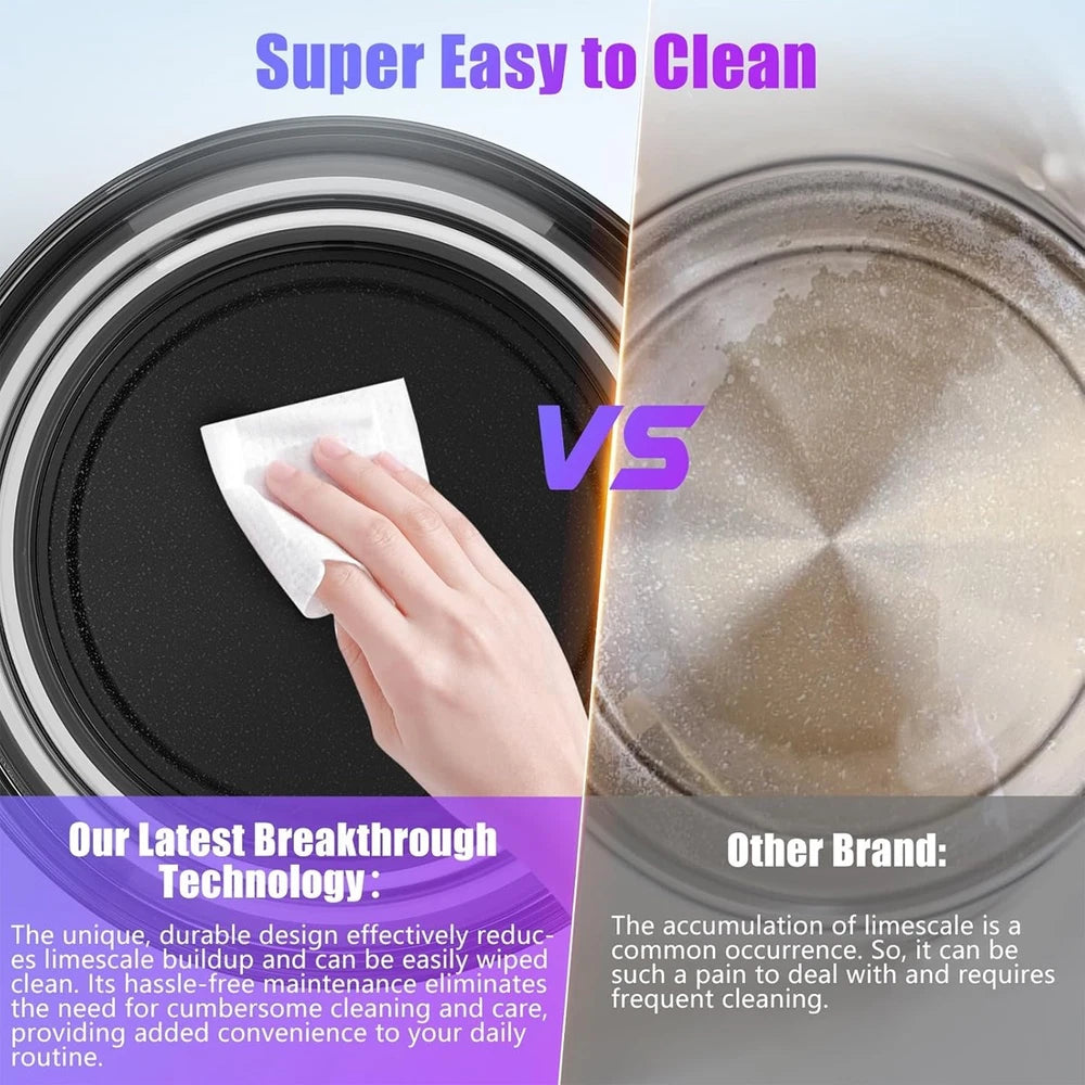 Electric Kettle Fast Boil 1500W Stainless Steel Jug Boil-Dry Protection