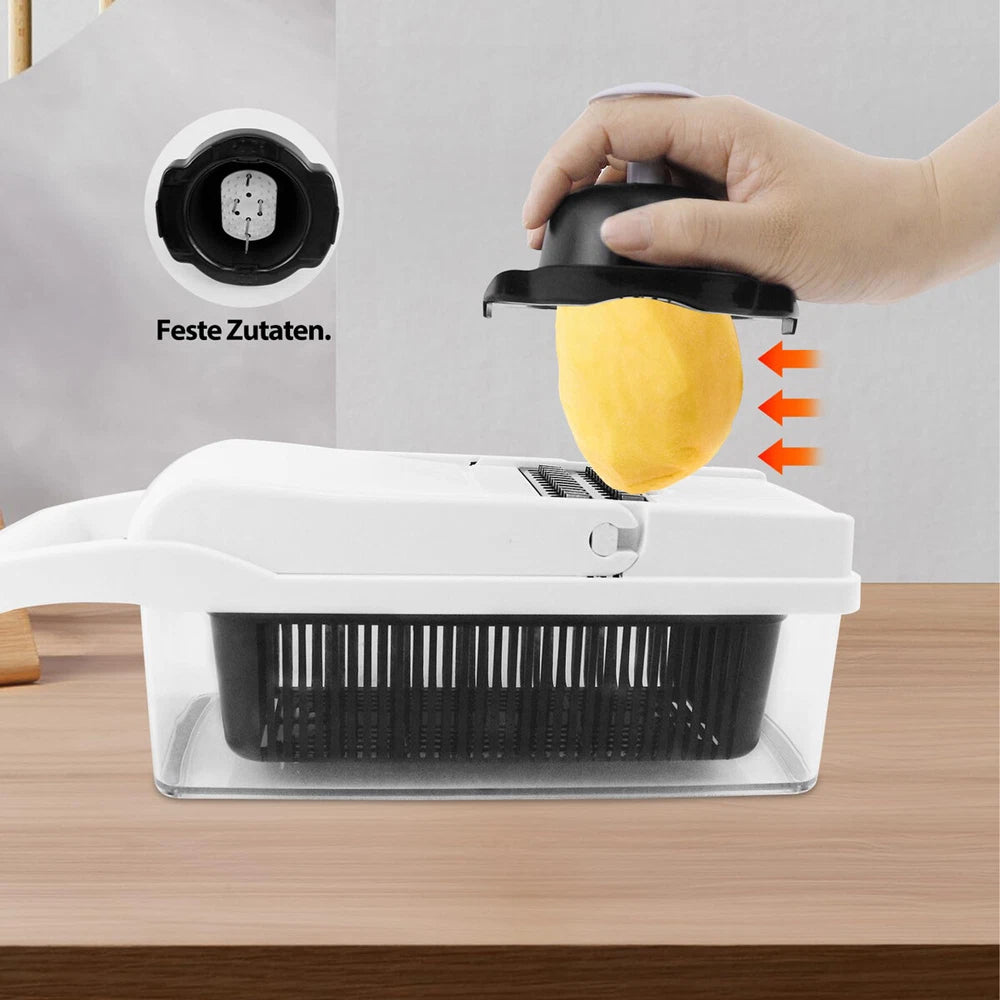 21 in 1 Vegetable Chopper Salad Fruit Mandolin Slicer Food Dicer Cutter Peeler