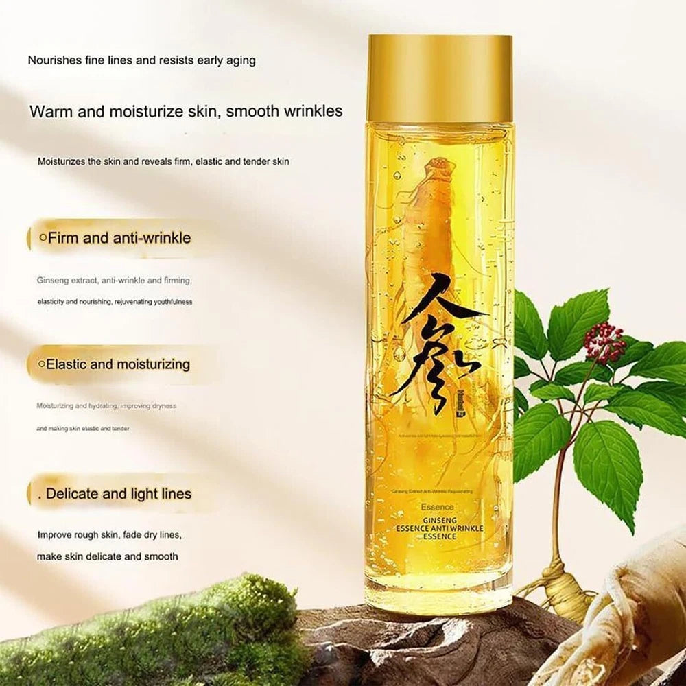 Anti Aging Ginseng Essence Face Serum, Skin Firming & Hydration Face Oil UK