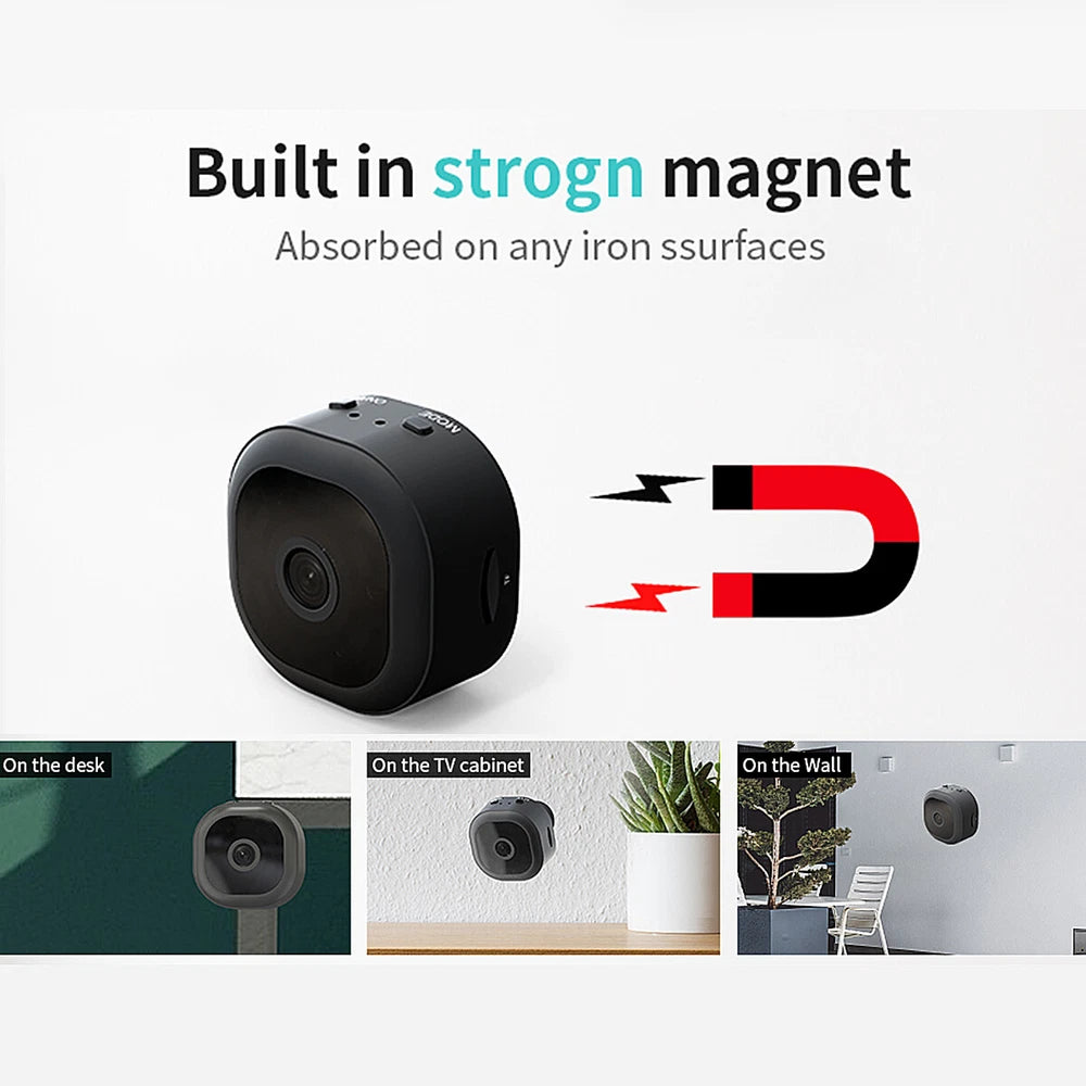 1080P Mini HD WIFI Camera Home Security CCTV Magnetic Wireless Night In/outdoor