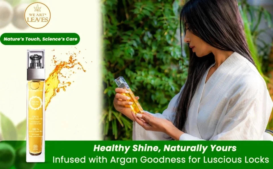 Argan Oil - 100% Pure, Organic & Cold Pressed - Hair Skin Body Argon Oil 50ml UK