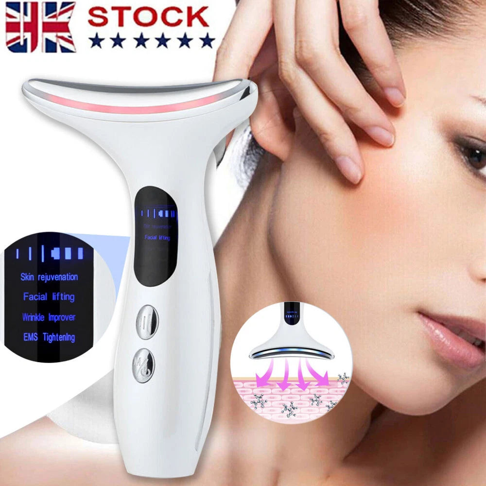 Skin Tightening Machine RF LED Light Photon Therapy Face Massager Facial Beauty
