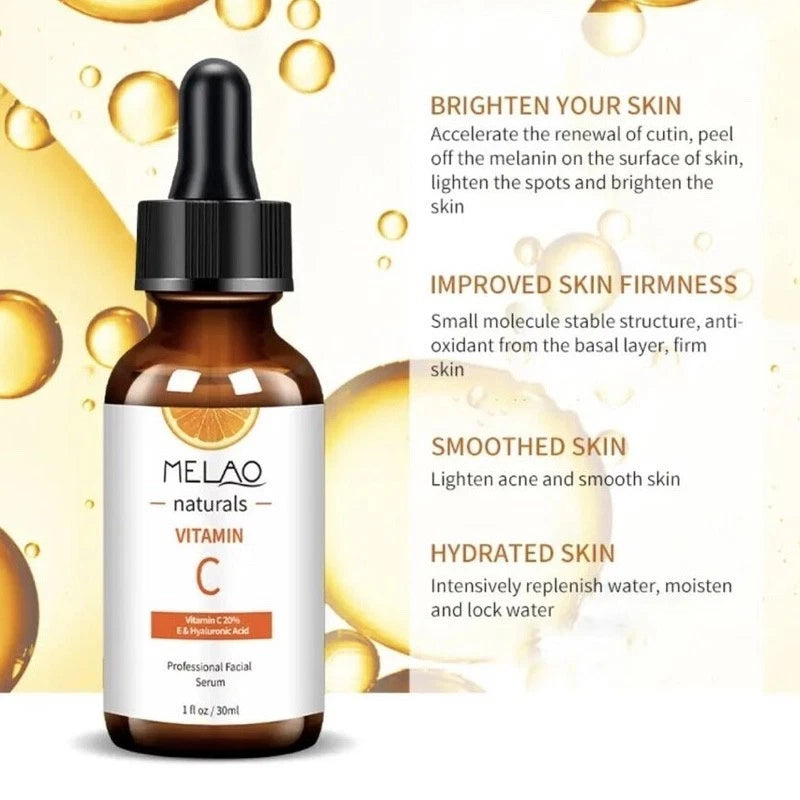 Melao Vitamin C Super Serum Retinol Hyaluronic Acid Nicotinamide Anti Aging 30ml