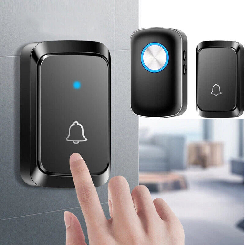 Loud Wireless Doorbell Plug in Cordless Doorbells Waterproof Door Bell Chime Kit