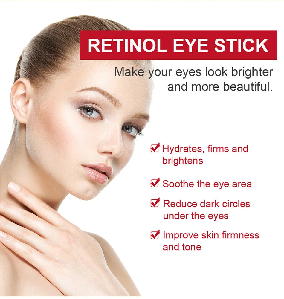 Retinol Anti Ageing Under Eye Bags Dark Circles Wrinkle Reducer Stick Face Lift