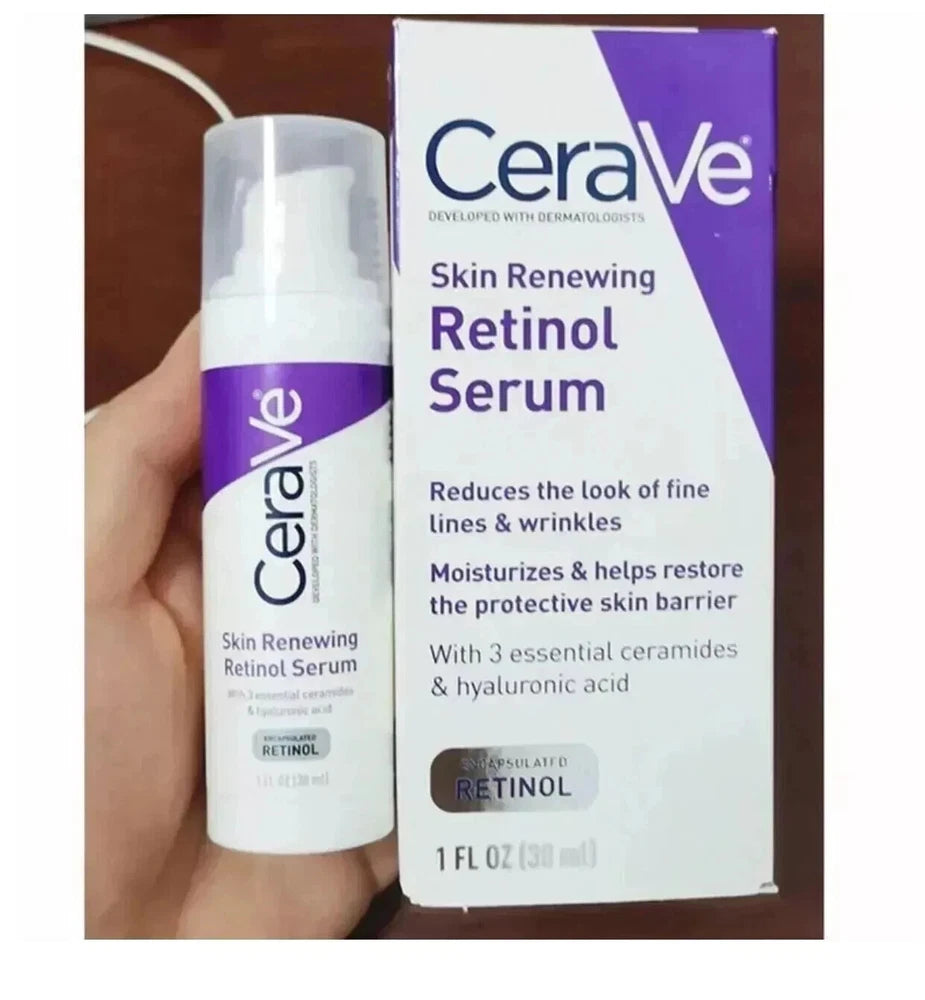 Cerave Resurfacing Skin Renewing Retinol Hydrating Hyaluronic Acid Serum 30ml UK