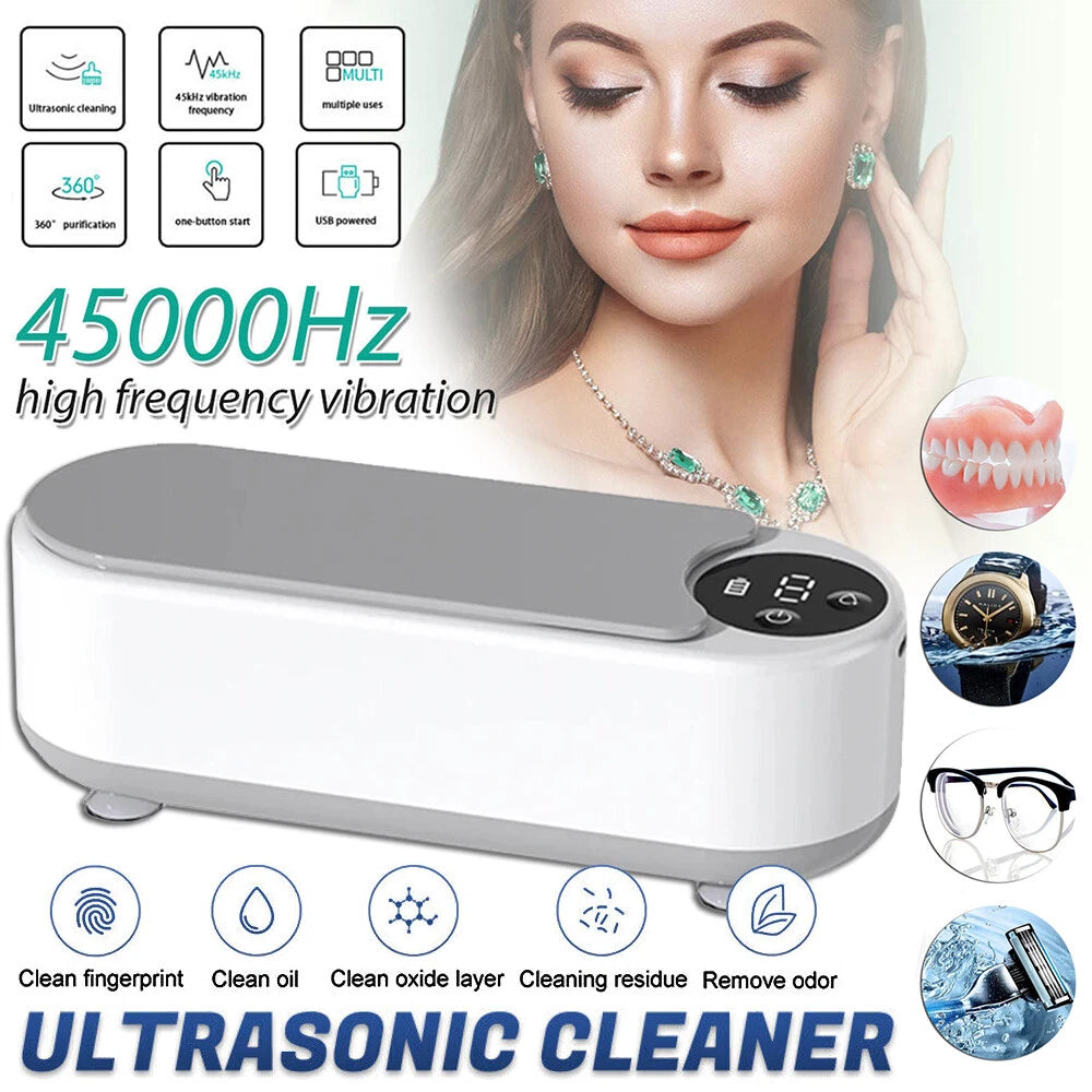 Professional Ultrasonic Cleaner Jewellery Cleaning Machine Earring Sonic Cleaner