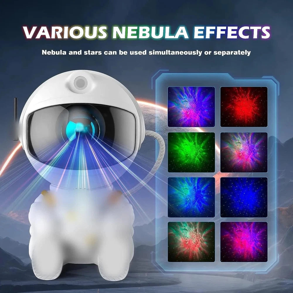 Astronaut Galaxy Projector Starry Star Sky Night Light Nebula Remote Projection