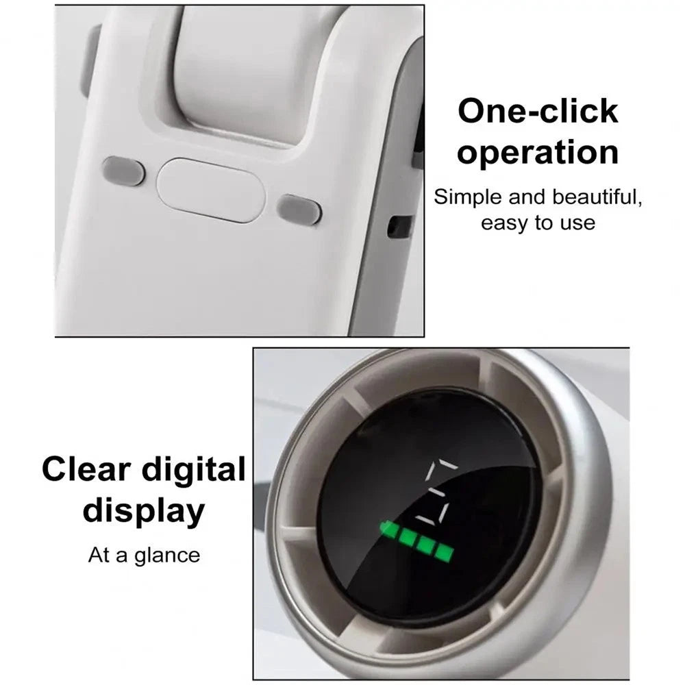 USB Rechargeable Mini Hand-Held Fan Portable Folding Desk Fan Cooler Cooling UK