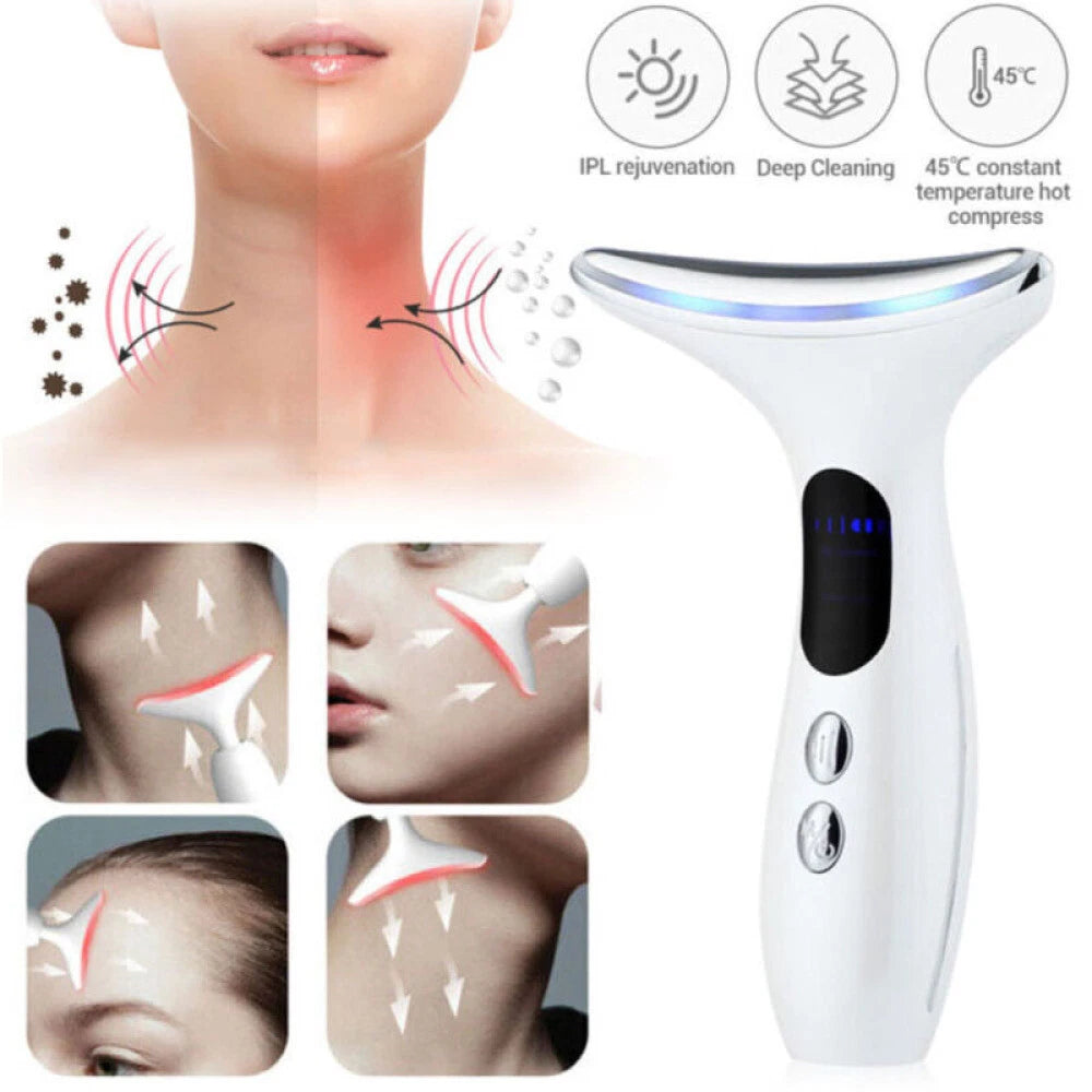 Skin Tightening Machine RF LED Light Photon Therapy Face Massager Facial Beauty