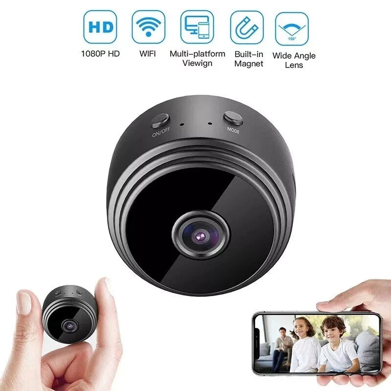 1080P HD Wireless MINI CCTV WiFi  Indoor &Outdoor IP Camera CAM Home Security