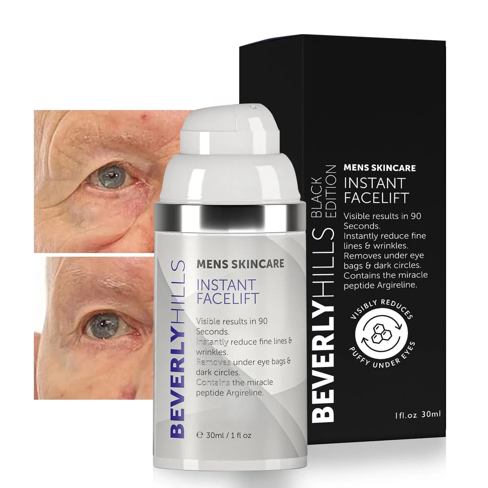 Powerful Instant Facelift and Eye Cream for Men Eye Bags Remover Men Dark Circle