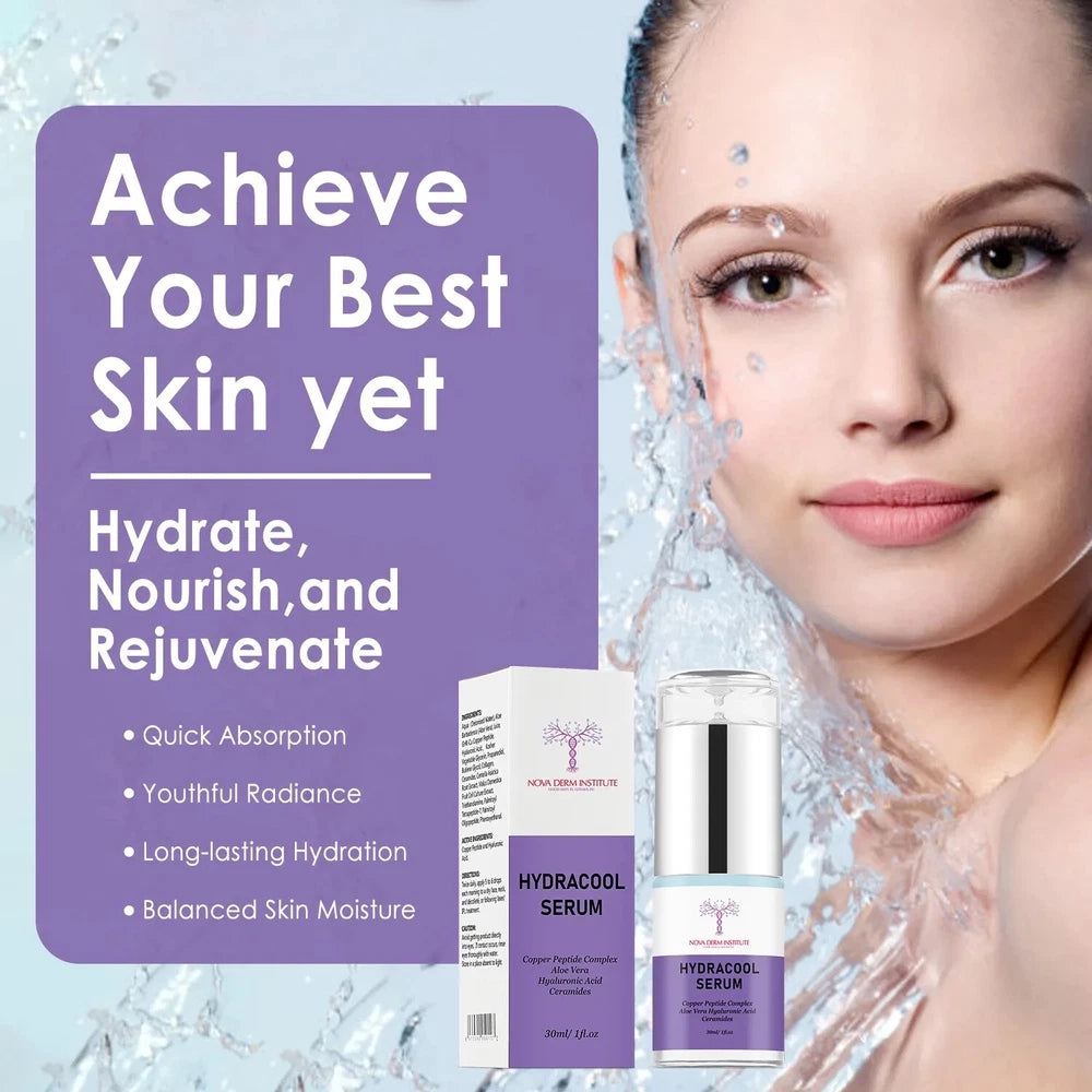 HydraCool Serum Face Lift Serum Hydrating with Peptides , 20% Hyaluronic Acid