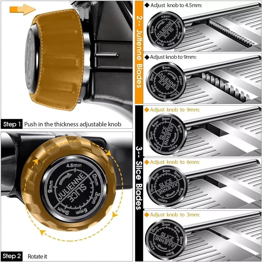 Professional Mandolin Slicer Vegetable Cutter Food Fruit Chopper Gretar Tool