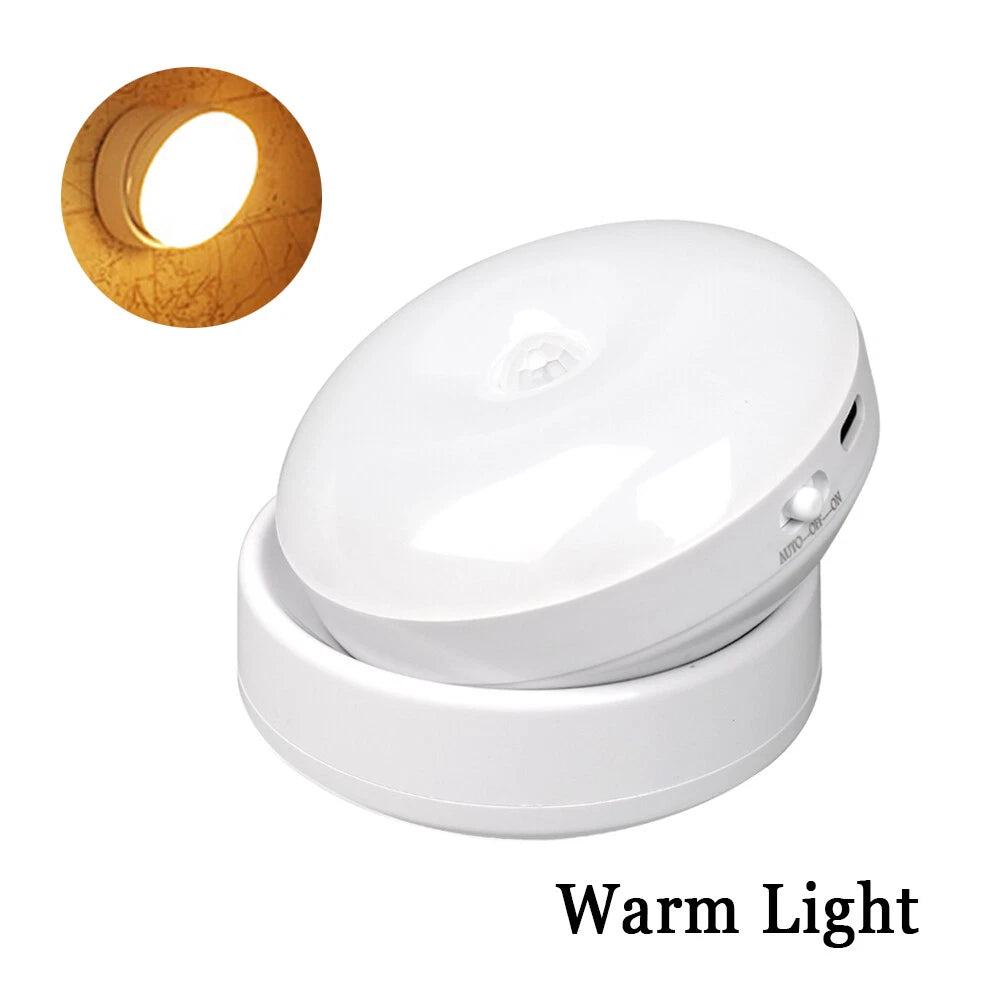 360° Motion Sensor Security LED Light USB Rechargeable Garden Outdoor Night Lamp
