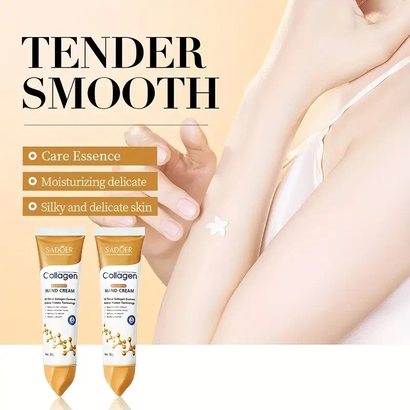 Collagen Hand Cream Anti-Aging Firming Moisturizing Brightening Hydrating Skin