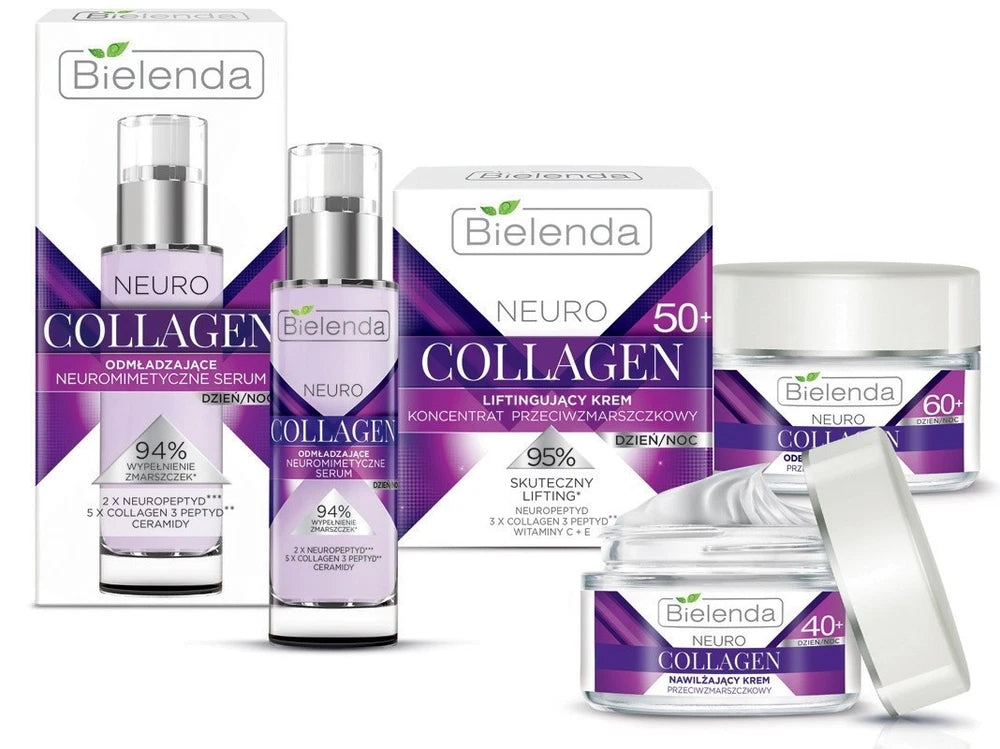 Bielenda Neuro Collagen Lifting Anti Wrinkle Face Cream 50+ Day Night 50ml