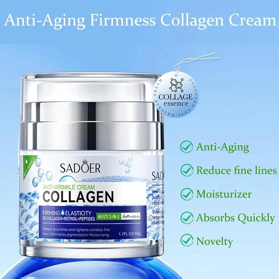 Collagen Anti Wrinkle Face Cream With Retinol,Peptides-Anti Aging Face Cream Fo