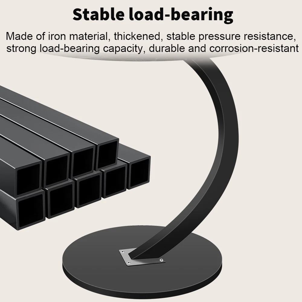 C-SHAPED COMPACT SOFA SIDE END TABLE COFFEE LAPTOP TABLE LIVING ROOM BEDROOM UK