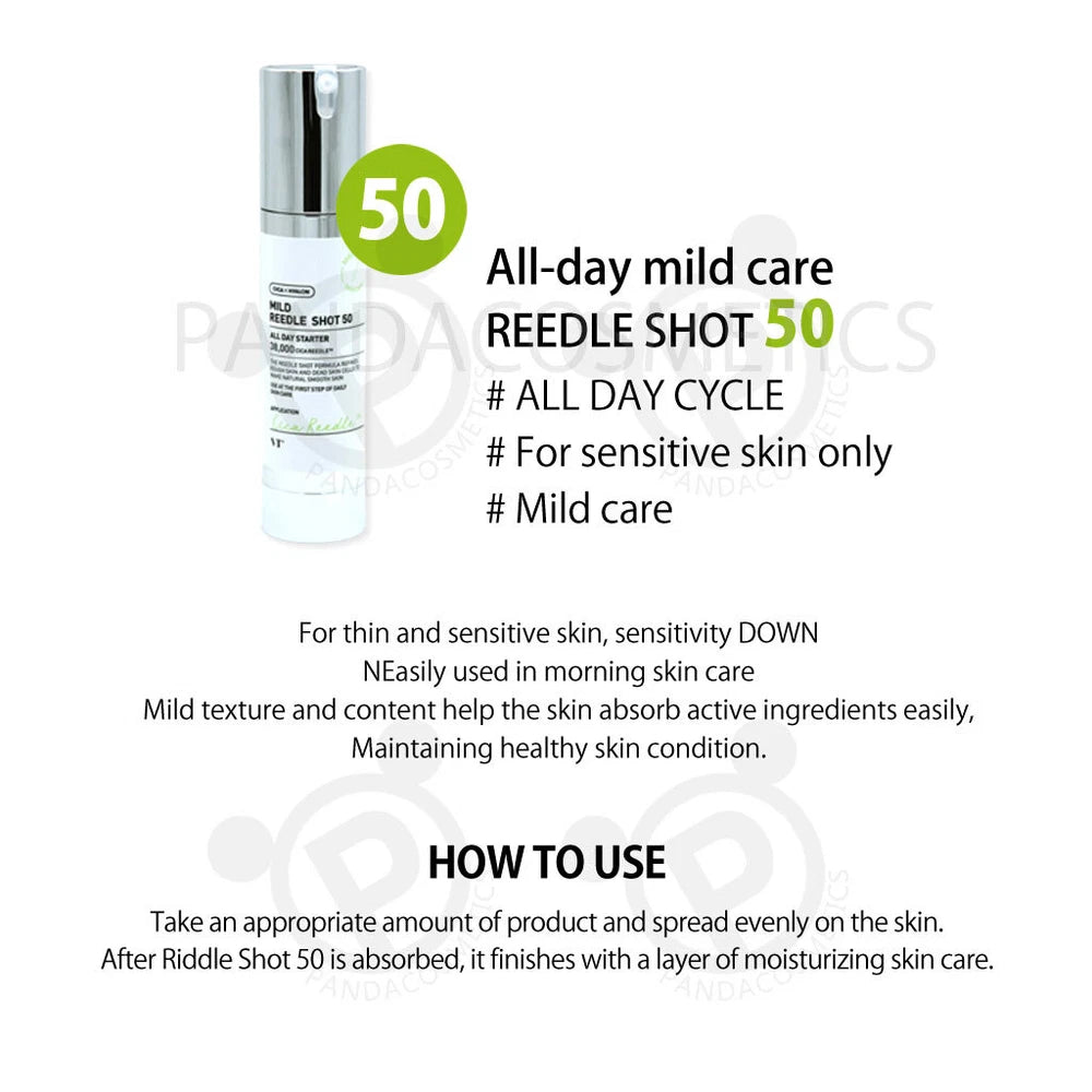 VT COSMETICS CICA Reedle Shot 50 / 100 / 300 / 700/1000 Essence 50ML/30ML/15ML