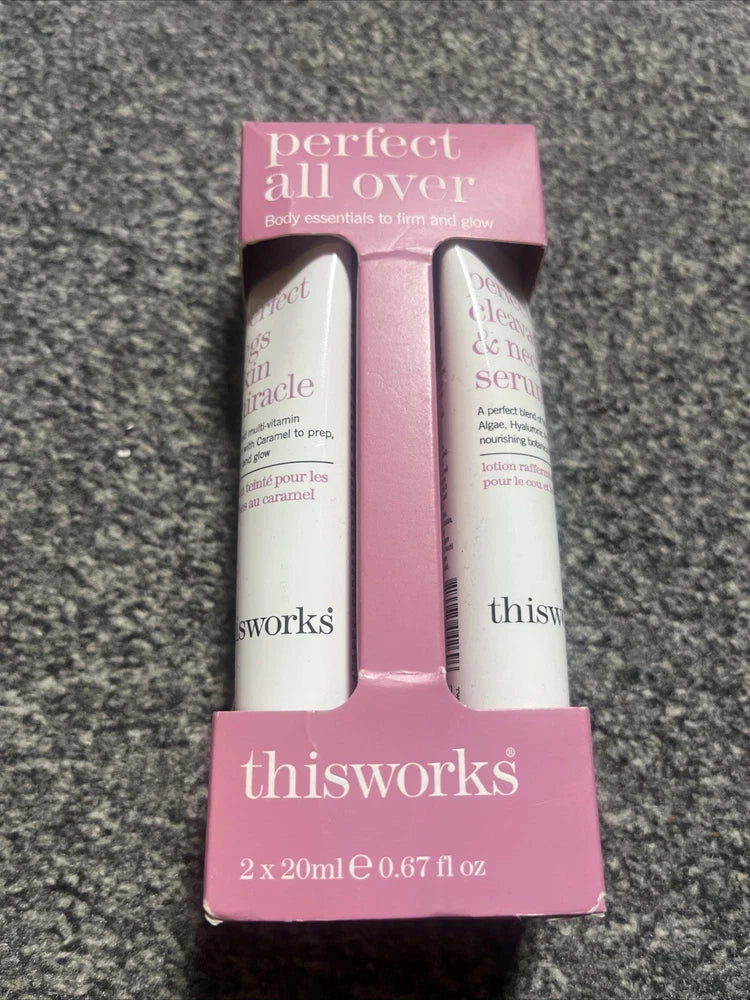 thisworks Perfect Cleavage &  Neck Serum & Legs 2 X 20ml