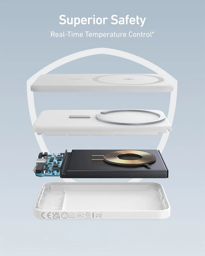 900000mAh Power Bank Magnetic Battery Pack Wireless Charger for iPhone 16/15/14