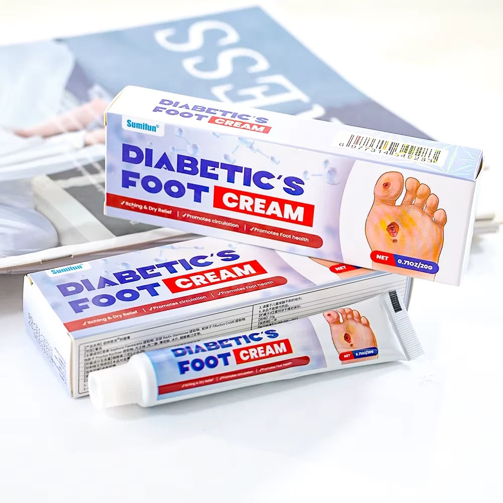 20g New Diabetic Foot Cream Ulceration Feet Erosions Anti Itchy Skin Repair