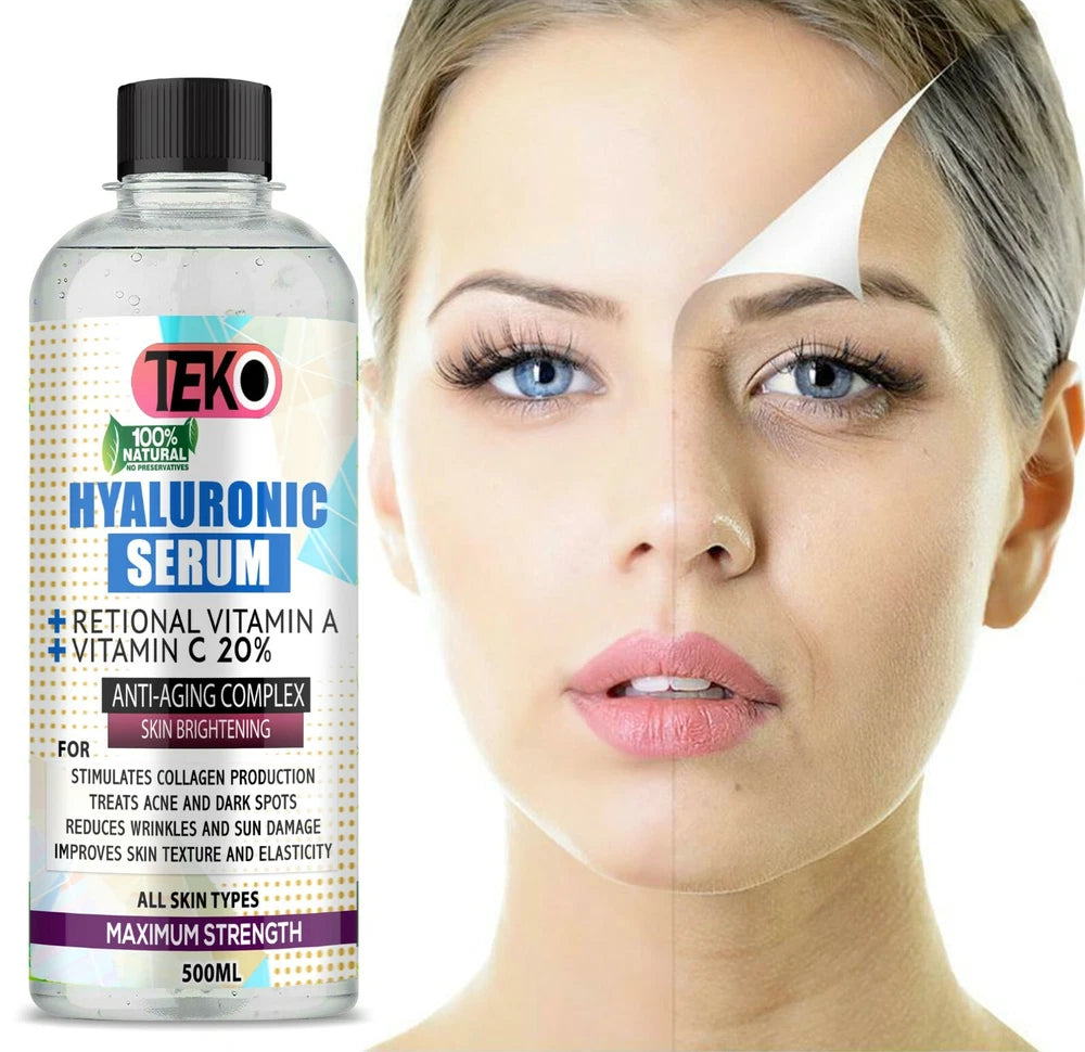 Vitamin C Serum 💜 Hyaluronic Acid Suitable for Anti Ageing Wrinkle Face Care ❤️