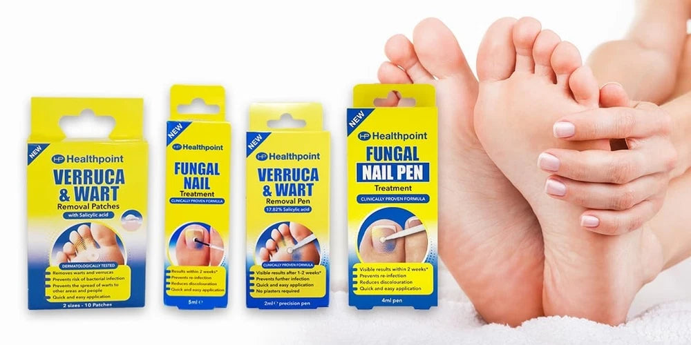 Healthpoint Verruca Wart Removal Patches System Salicylic Acid 10 Plasters 2size