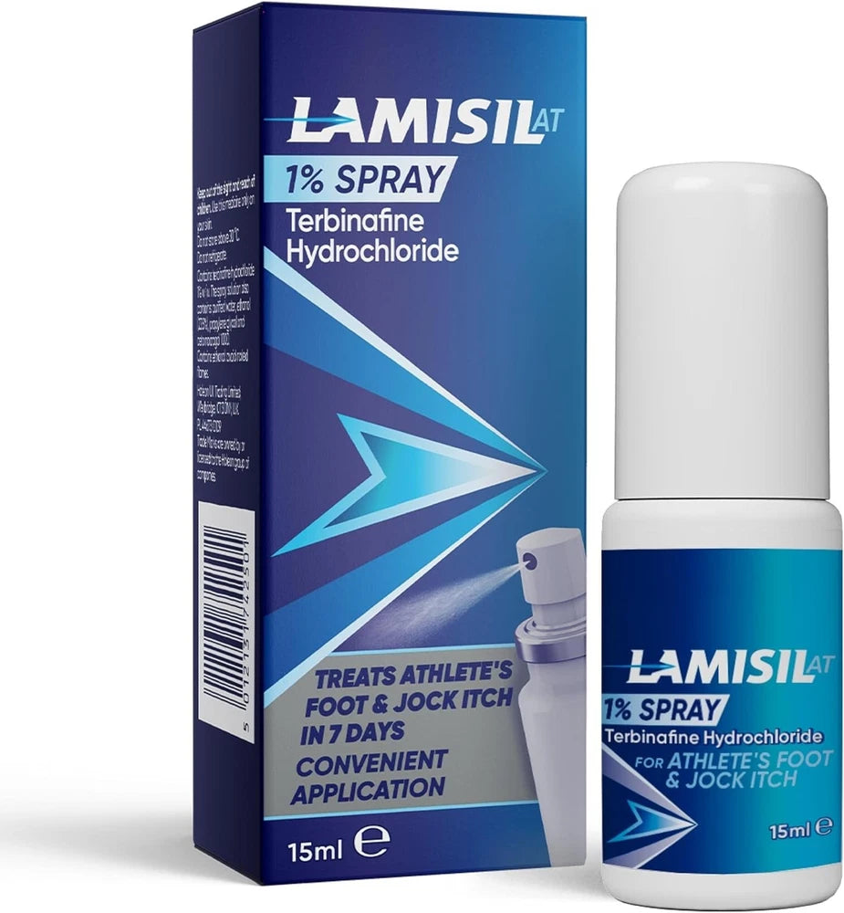 Lamisil at 1 Percentage Spray - Athlete's Foot Treatment Spray - Soothes Itching