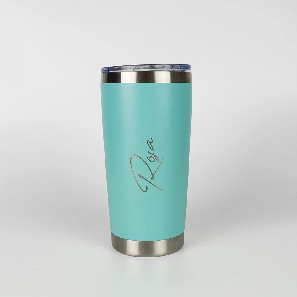 Personalised Insulated Coffee Mug Travel Cup Laser Engraved Double Walled 500ml