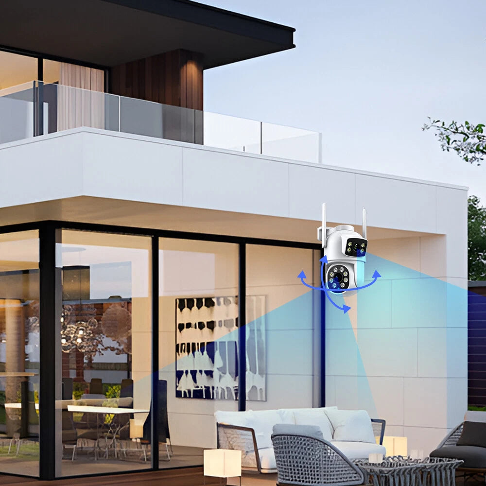 Wireless 4K IP Camera WIFI Outdoor CCTV HD PTZ Smart Home Security IR Cam 8MP