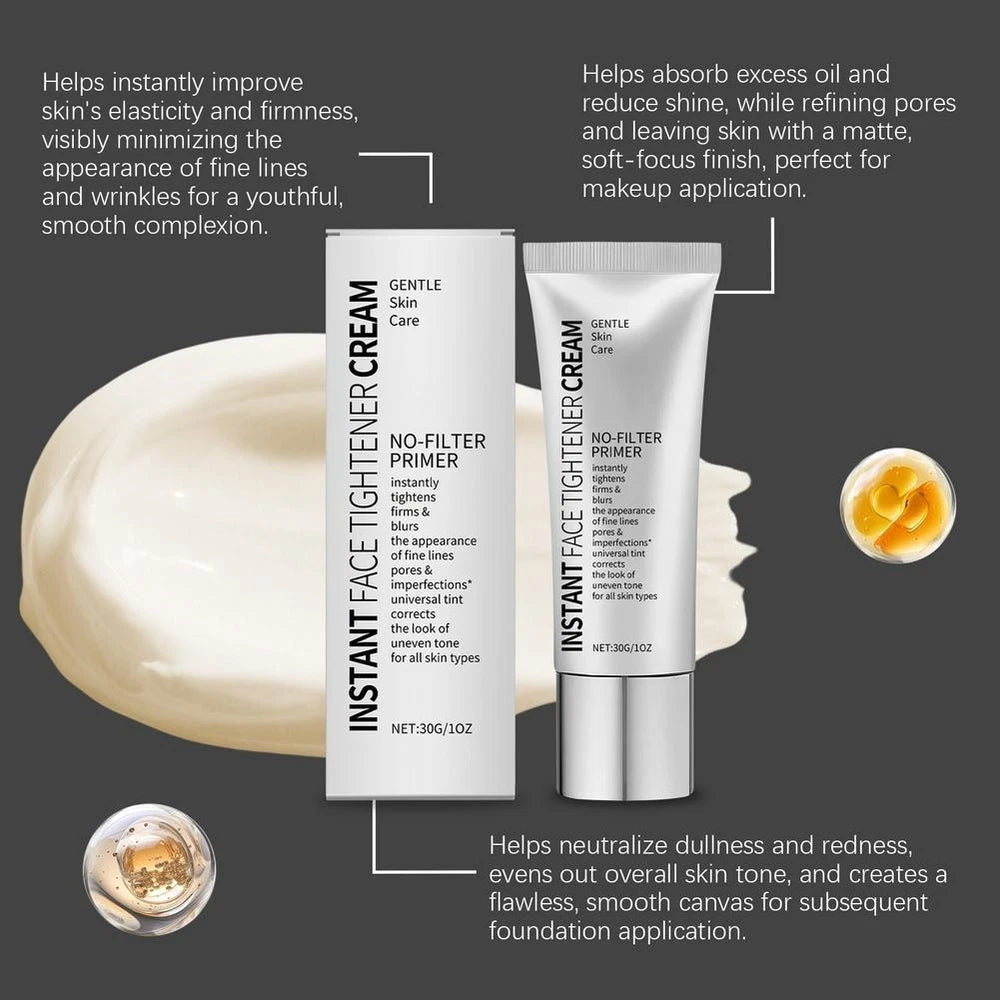 Instant Face Tightener Cream Gentle Skin Care Firming & Blurs NEW HO T