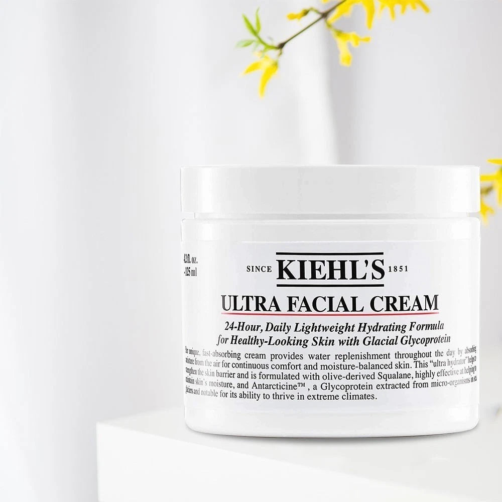 Kiehls 125ml Ultra Facial Cream Skincare Moisturiser Hydrating Deep Cleaning