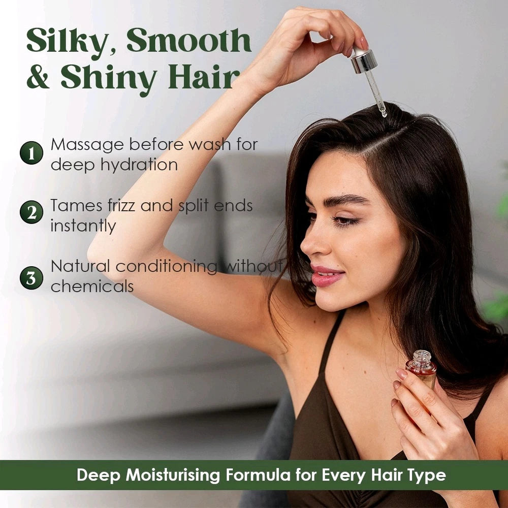 100% Pure Organic Argan Oil | Cold-Pressed Natural Treatment for Hair & skin