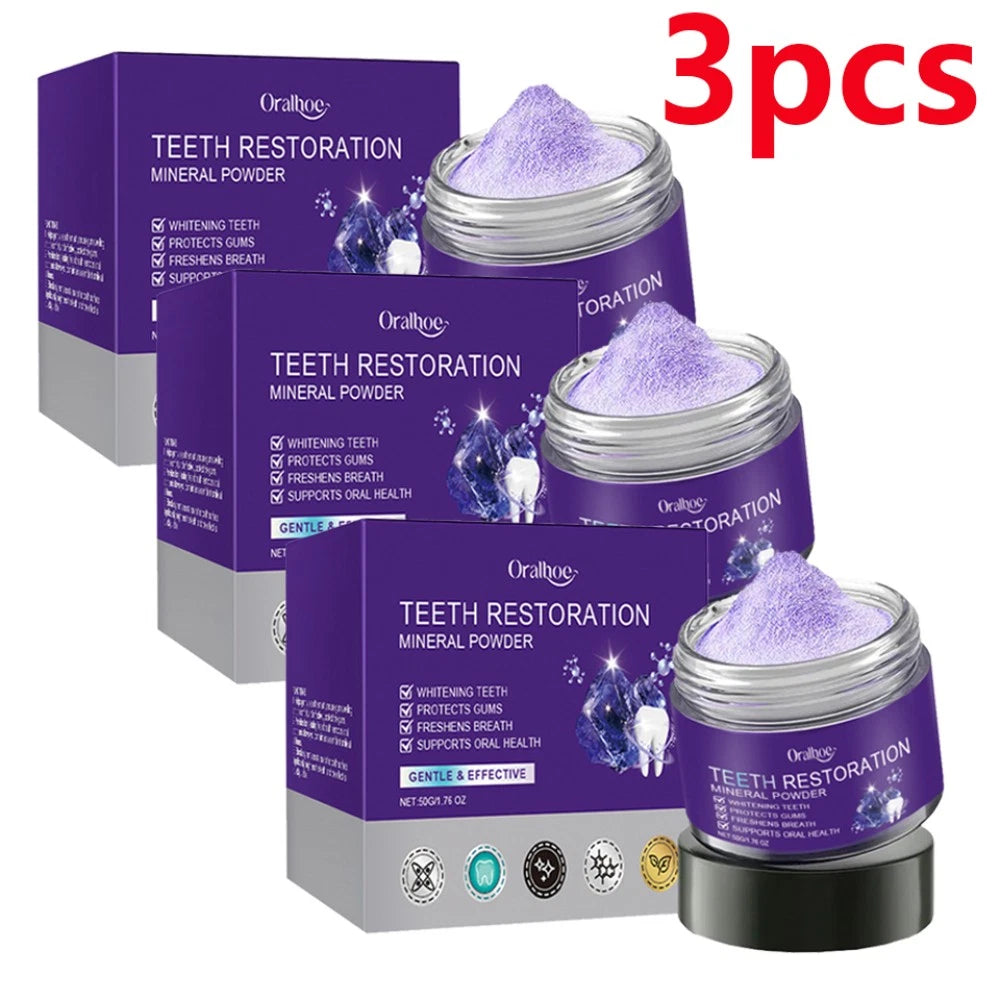 6-1X Teeth Restoration Mineral Powder, Effective in Strengthening Teeth and Gums