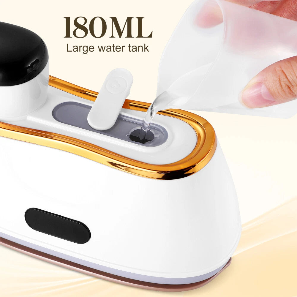 Travel Clothes Steamer Portable Iron - LCD Screen 2 in 1 Powerful Steam Clothing