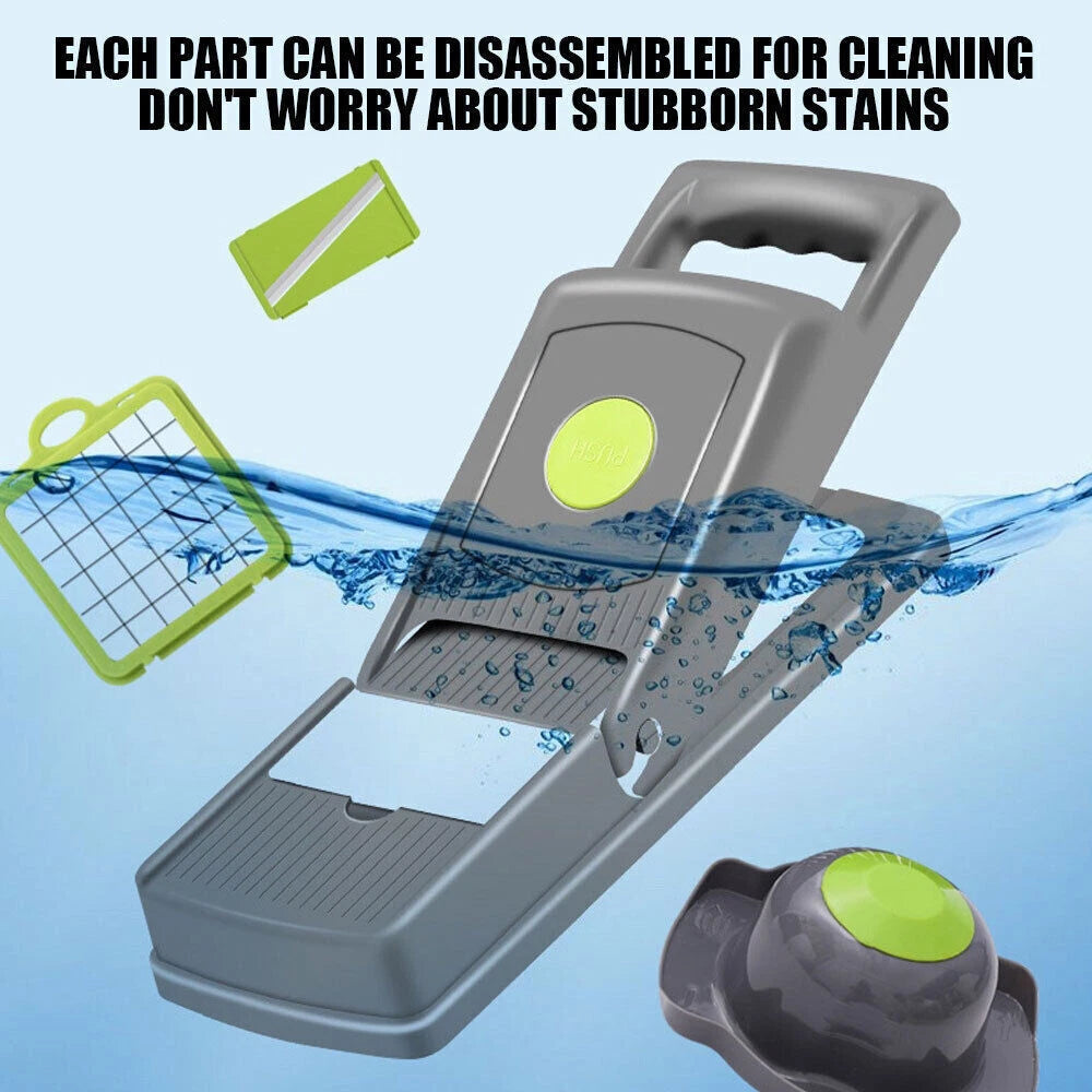 16 in 1 Vegetable Chopper Salad Fruit Mandolin Slicer Food Dicer Cutter Peeler