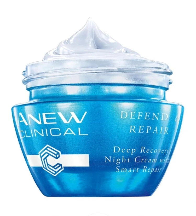 Night Cream 10ml Travel Size - Avon Anew Clinical Defend & Repair Deep Recovery