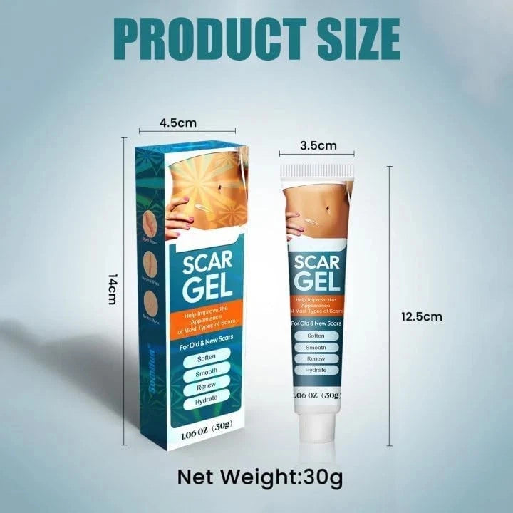 Scar Removal Cream Silicone Gel for Old & New Scars Surgery Stretch Marks
