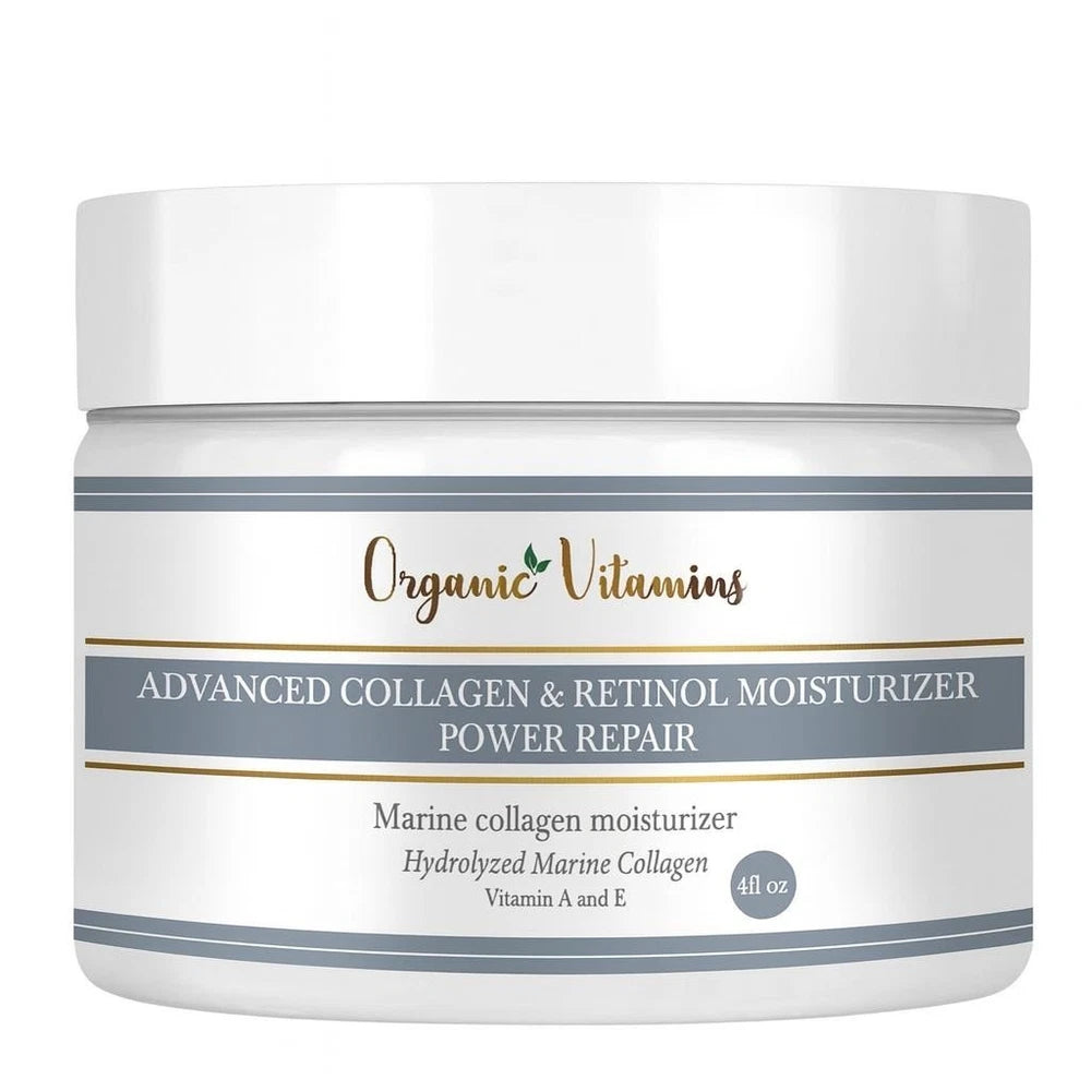 2 Natural Collagen Beauty Cream 8 oz HYDROLIZED SKIN CARE ( 2 JAR )Retinol Face