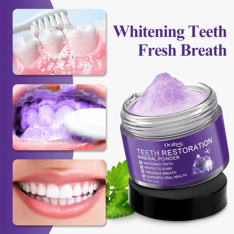 6-1X Teeth Restoration Mineral Powder, Effective in Strengthening Teeth and Gums