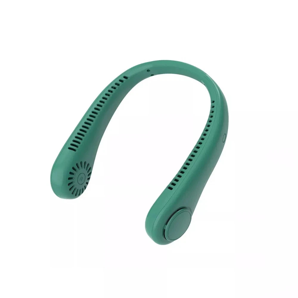 Portable Neck Mini Fan Lazy Neck Hanging USB Rechargeable Air Cooler Fan UK