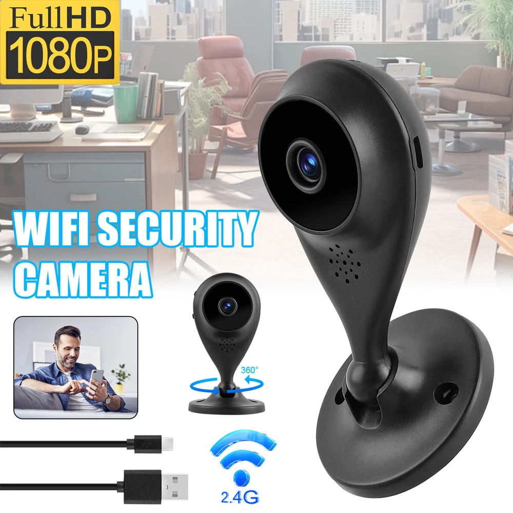1080P WiFi CCTV Indoor & Outdoor Wireless Camera Home Security Night Vision Cam