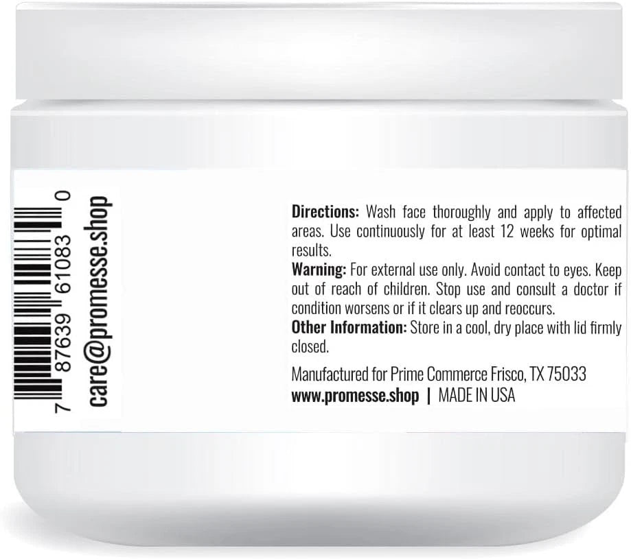 SALICYLIC ACID Acne Cream 50ml Treatment for Oily Skin, Pores, Breakouts, Spots