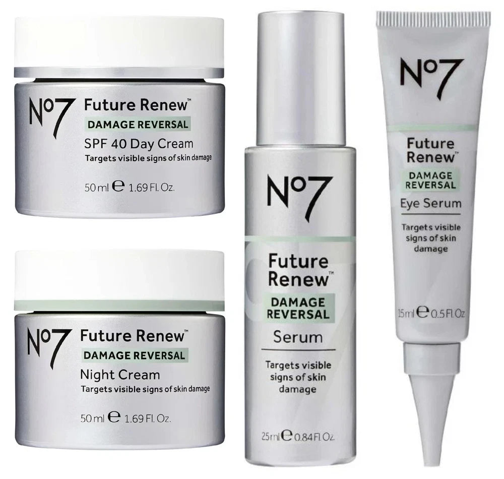 Boots No7 Future Renew Damage Reversal System Serum Day Night Eye Creams