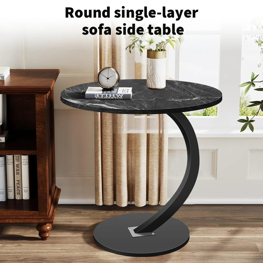 Side Table C Shaped Sofa Small End Table Table Coffee Laptop Living Room Bedroom
