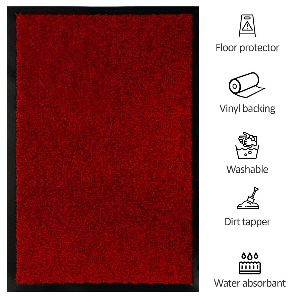 Door Mat Heavy Duty Barrier Rubber Entrance Non-Slip Floor Rugs Kitchen Runner