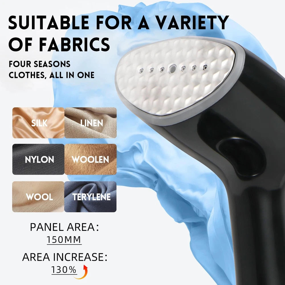 Portable Handheld Garment Clothes Steamer Travel Steam Iron Heat Fast UK