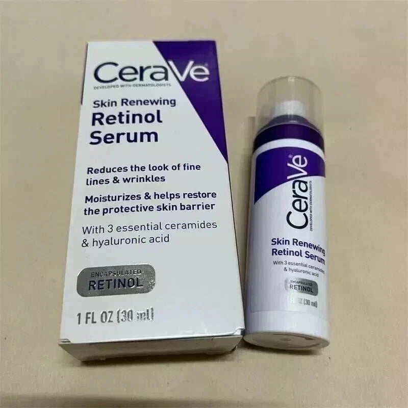Cerave Resurfacing Skin Renewing Retinol Hydrating Hyaluronic Acid Serum 30ml UK